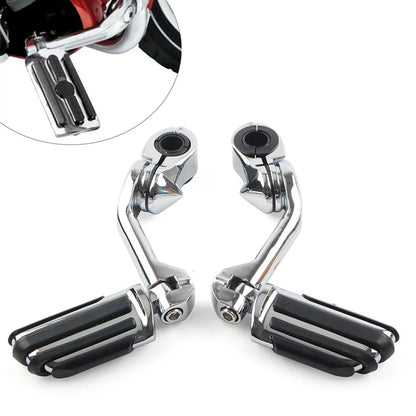 1-1/4" Highway Engine Guard Long Angled Foot Pegs for Harley Iron XL (2014–2023)