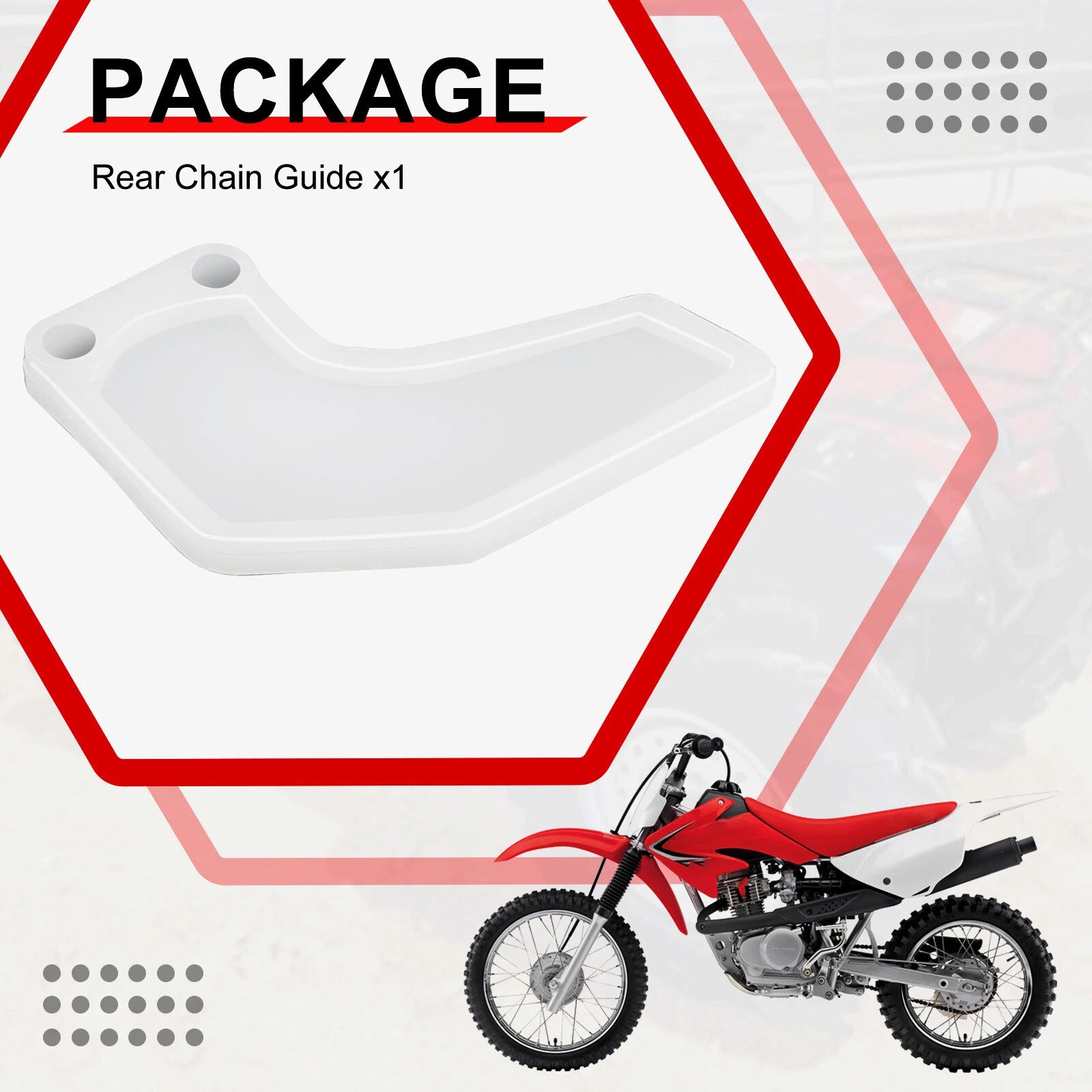 Rear Chain Guard Guide 52156-GN1-000 for Honda CRF80F CRF100F (2004–2013)