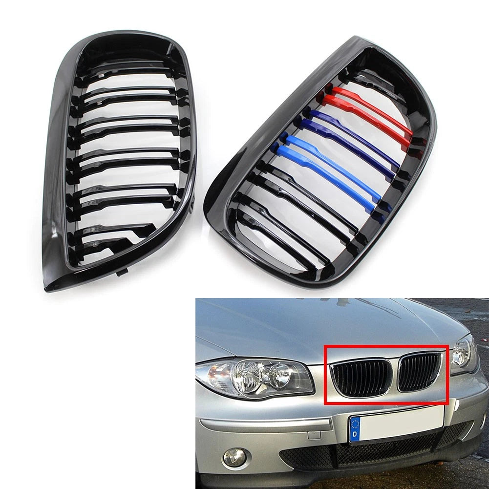 M-Color Front Bumper Grille for BMW 1-Series E87 (2004–2007)