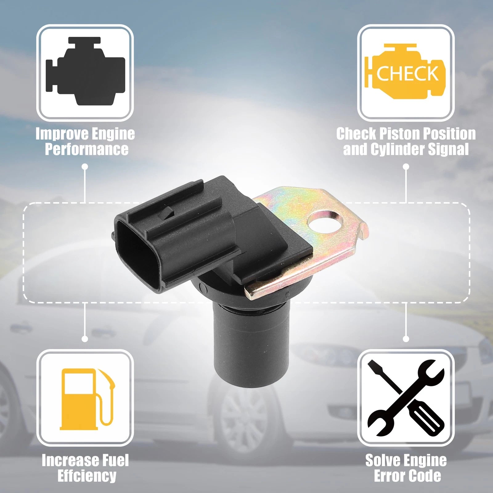 Crankshaft Position Sensor Replacement for Mazda 3 2004–2010 and Mazda 6 2003–2010