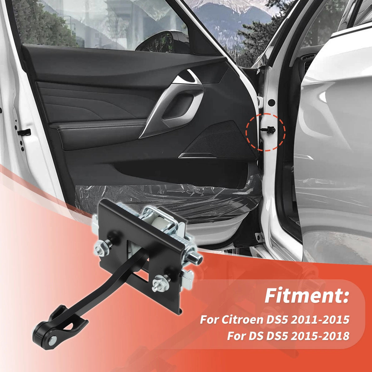 Front Door Check Strap 9670813380 for Citroen DS5 (2011–2018)