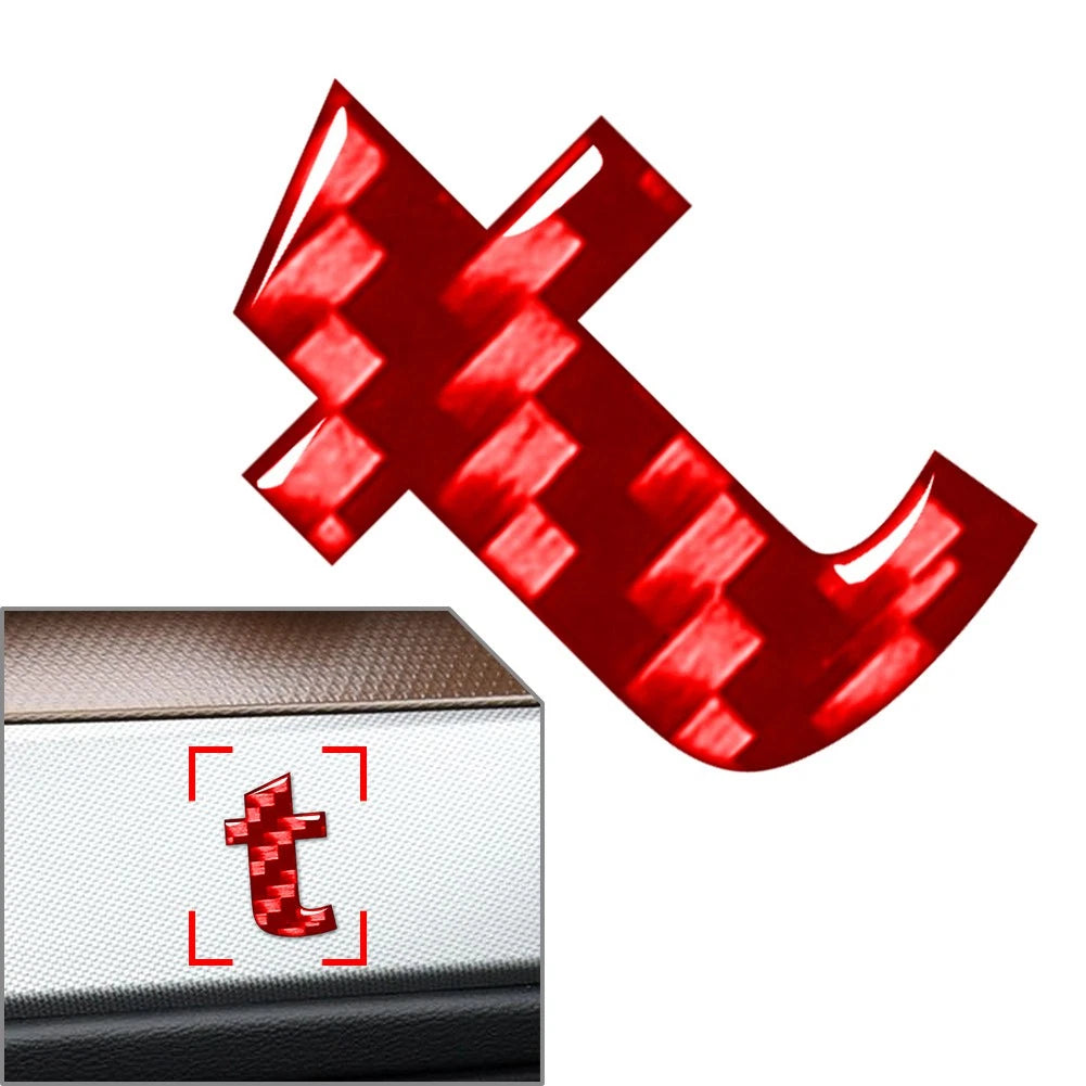Alphabet Letter Decals for Car Badge Emblem (Universal Fit)
