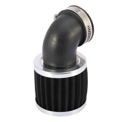 45mm Inlet 90 Degree Bend Clamp-on Air Intake Filter for Universal Motorcycles