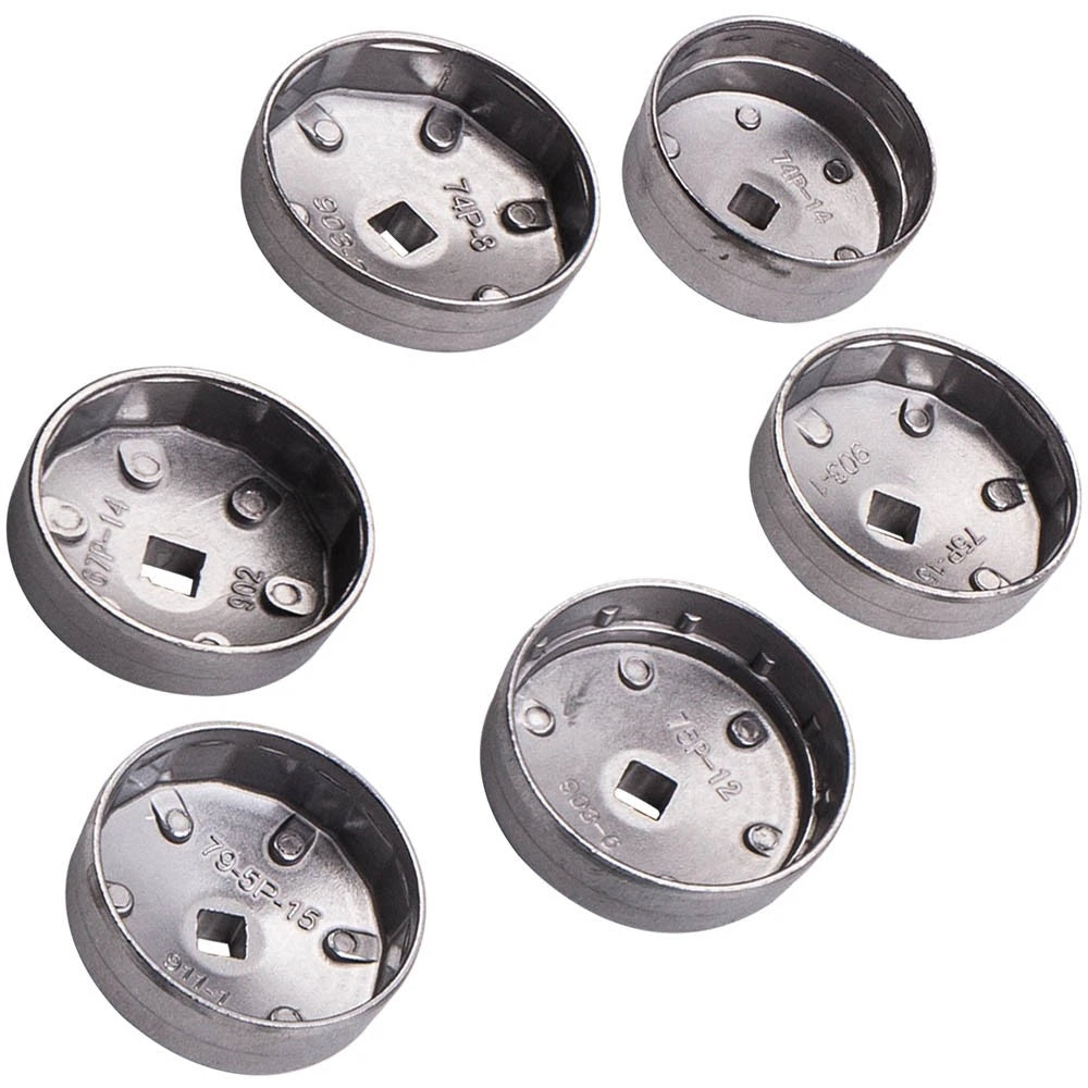 23PC Oil Filter Removal Cap Wrench Socket Tool Kit for