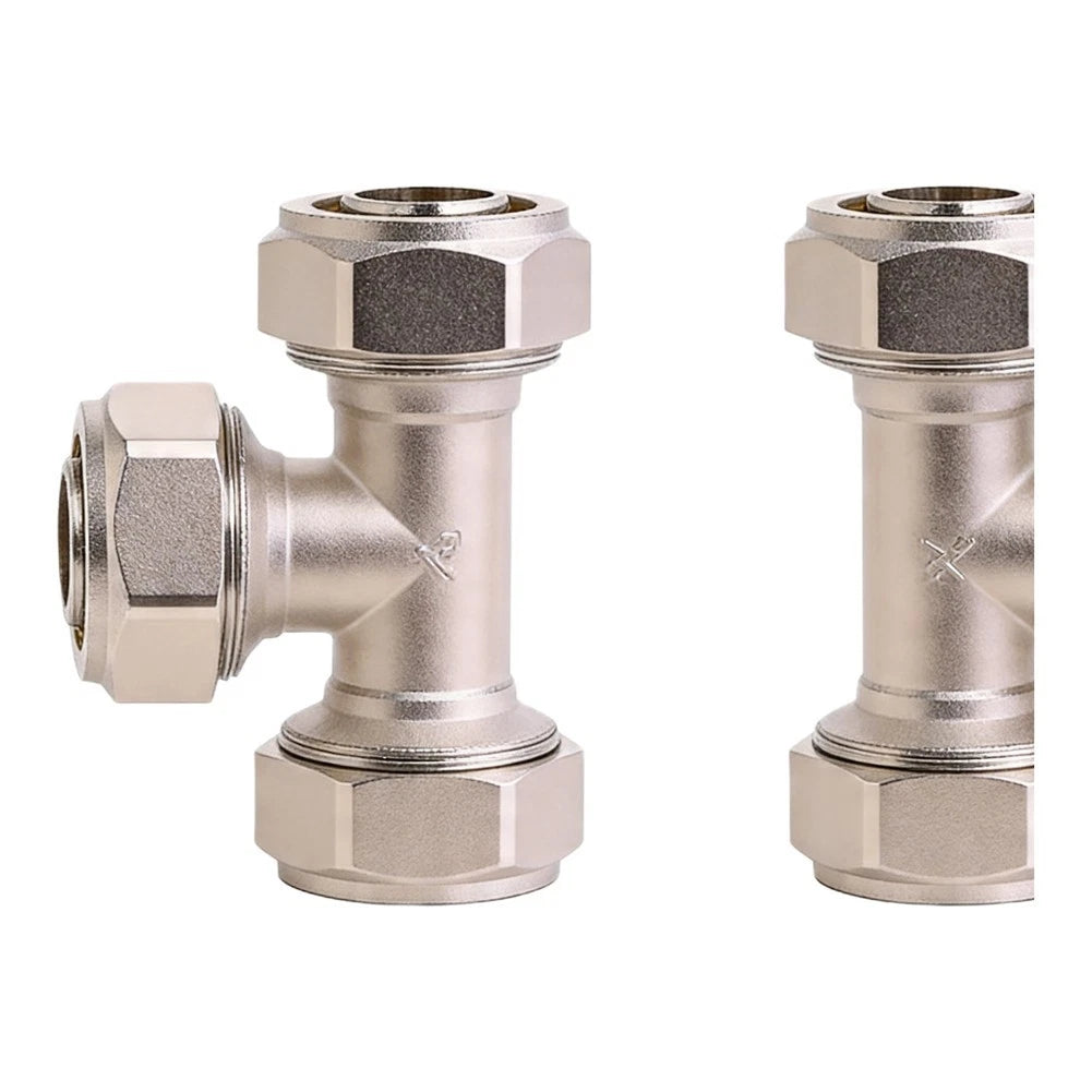 2 Pack 3/4 Tee Quick Connect Air Fitting for Compressed Air Systems