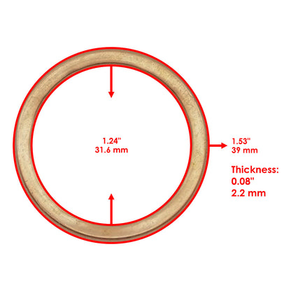 Exhaust Pipe Gasket Replacement for Kawasaki 18067-004 (2000–2010)