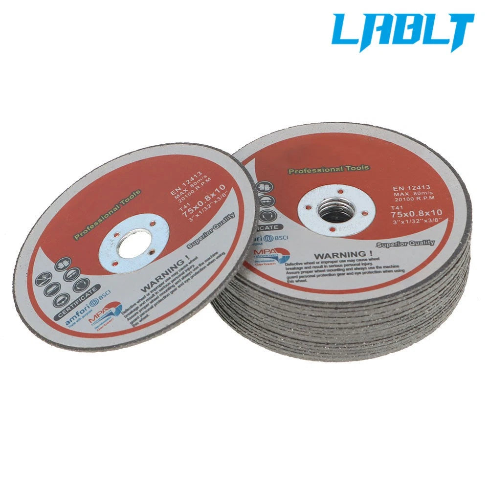 100 Pack Cut Off Wheels for Die Grinder (3" × 1/32" × 3/8")