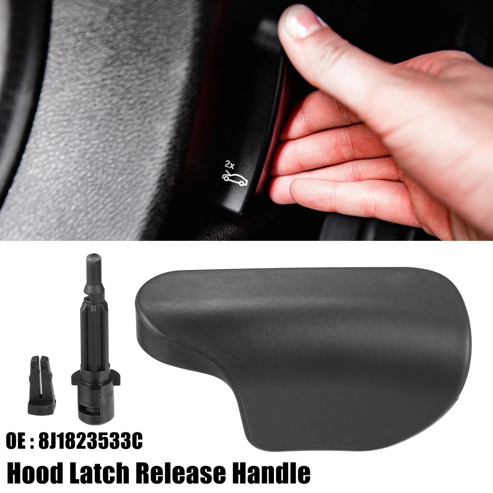 Hood Release Handle Mount Bracket for Audi TT TTS TTRS Coupe Roadster (2008–2015)