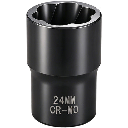 Set of 3 Nut Extractor Sockets 17mm 19mm 21mm for Automotive Use