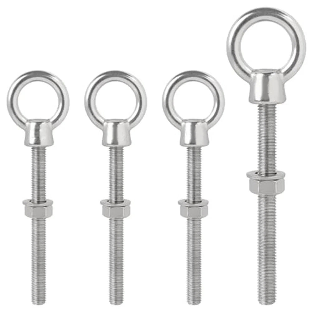 Set of 4 M12 x 120mm Eye Bolt Screws for Hoisting Rigging