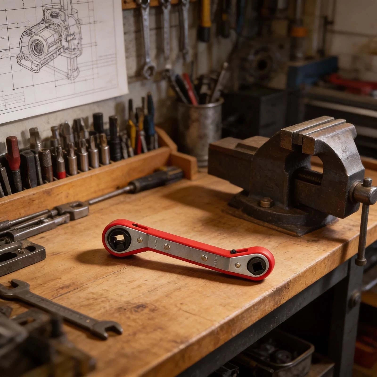 Ratchet Wrench Tool for Cooler Compressor (Portable)