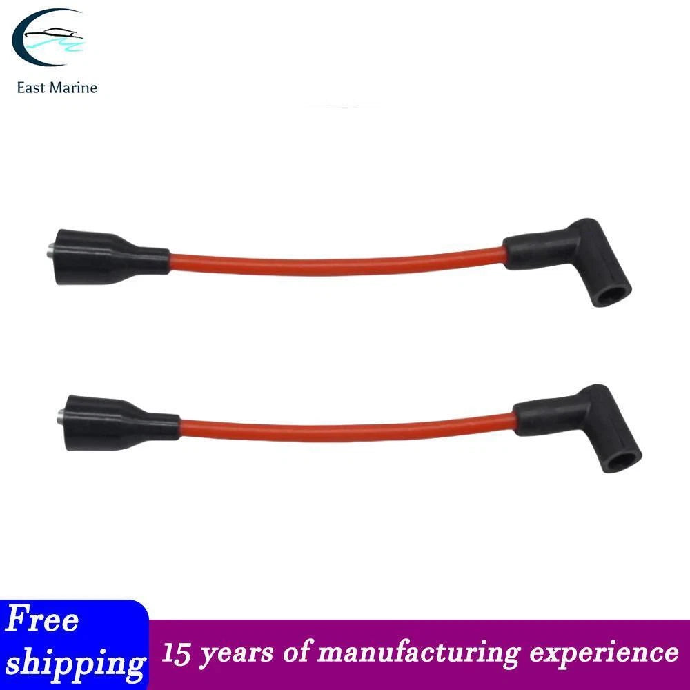 2X Marine Spark Plug Wire Lead for Mercury Marine (Replace 813715A1)