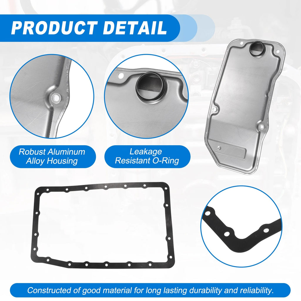 Transmission Filter Oil Pan Gasket Kit Replacement for Lexus GS350 (2006–2011)