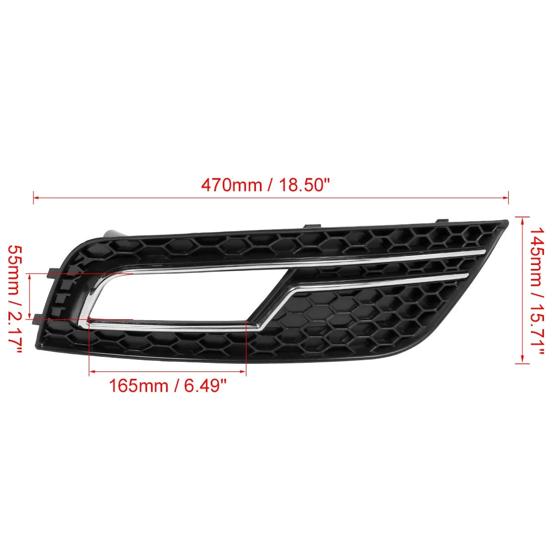 Front Right Fog Light Grille Cover Trim for Audi A4L 2013–2016