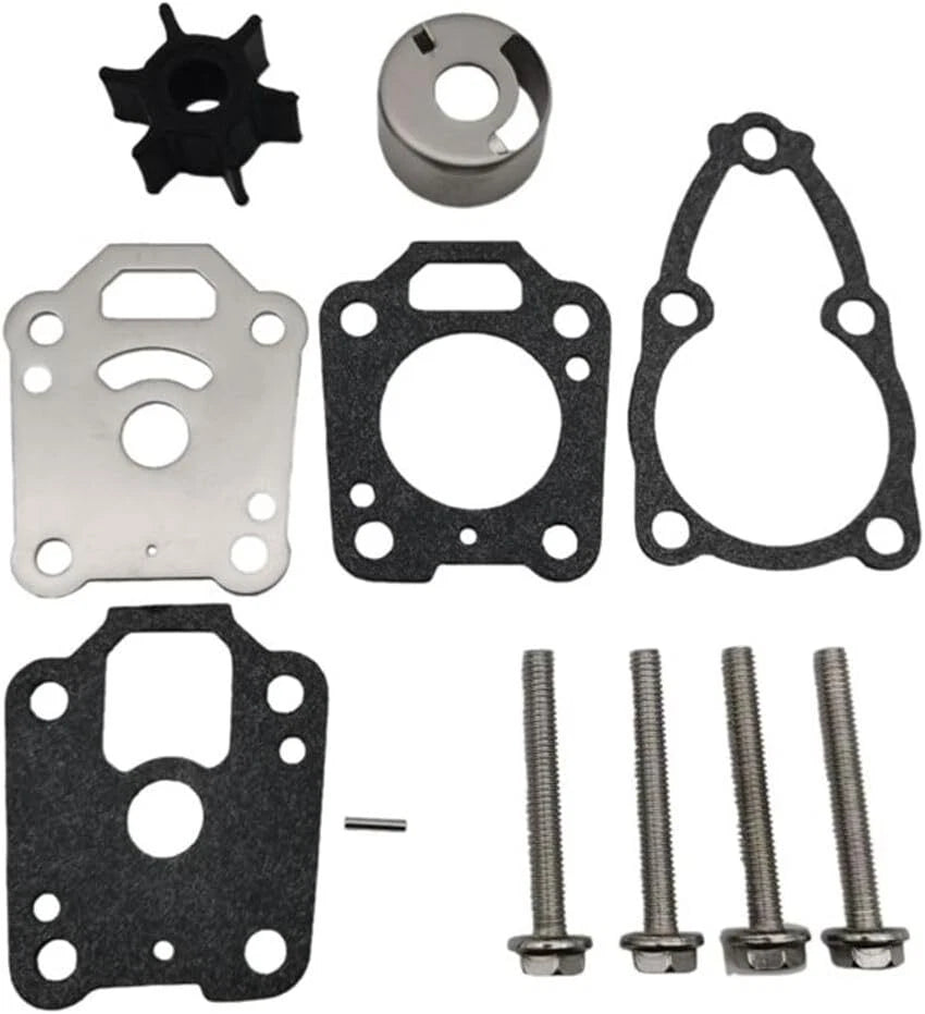 Water Pump Impeller Repair Kit for Mercury Mariner 4 5 6 HP (1990–2023) 8M0155395