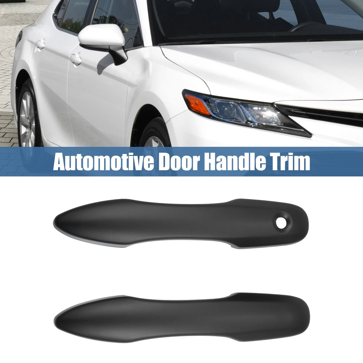 Door Handle Cover Set Front for Toyota Camry (2018–2024) Matte Black