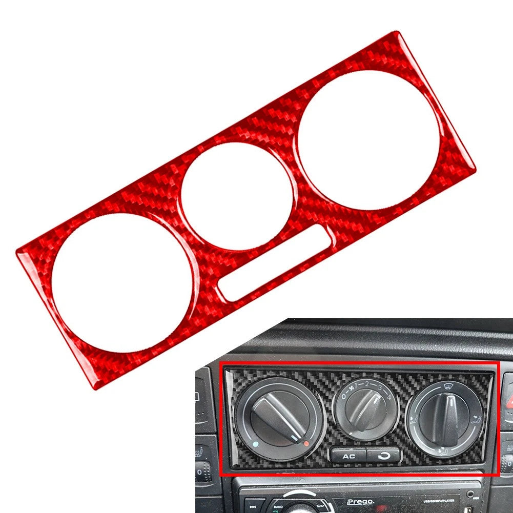 Air Conditioner Switch Control Panel Cover for Volkswagen Passat B5 (2001–2005) Red