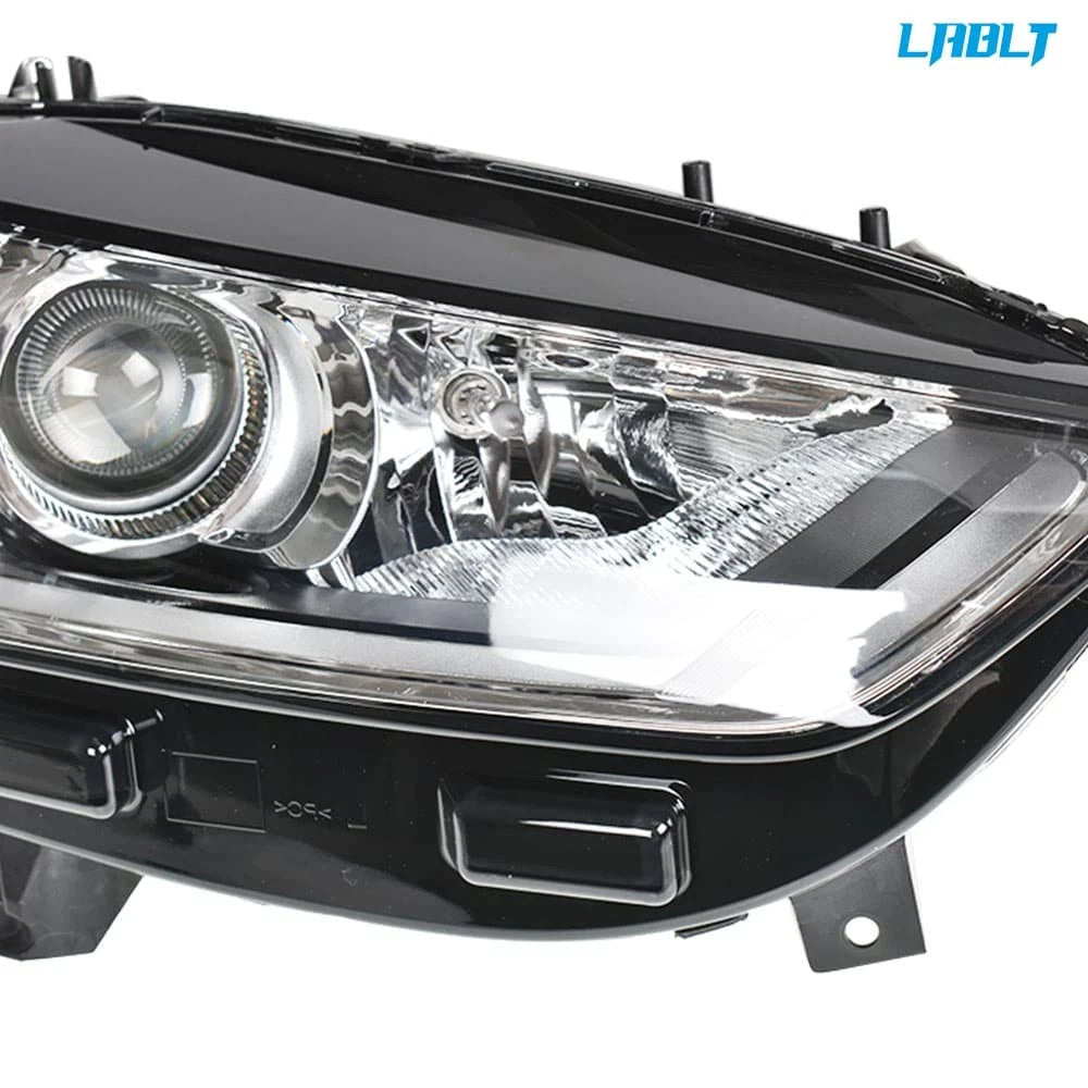 Set of 2 Chrome Halogen Headlight Assembly for Ford Fusion (2013–2016)