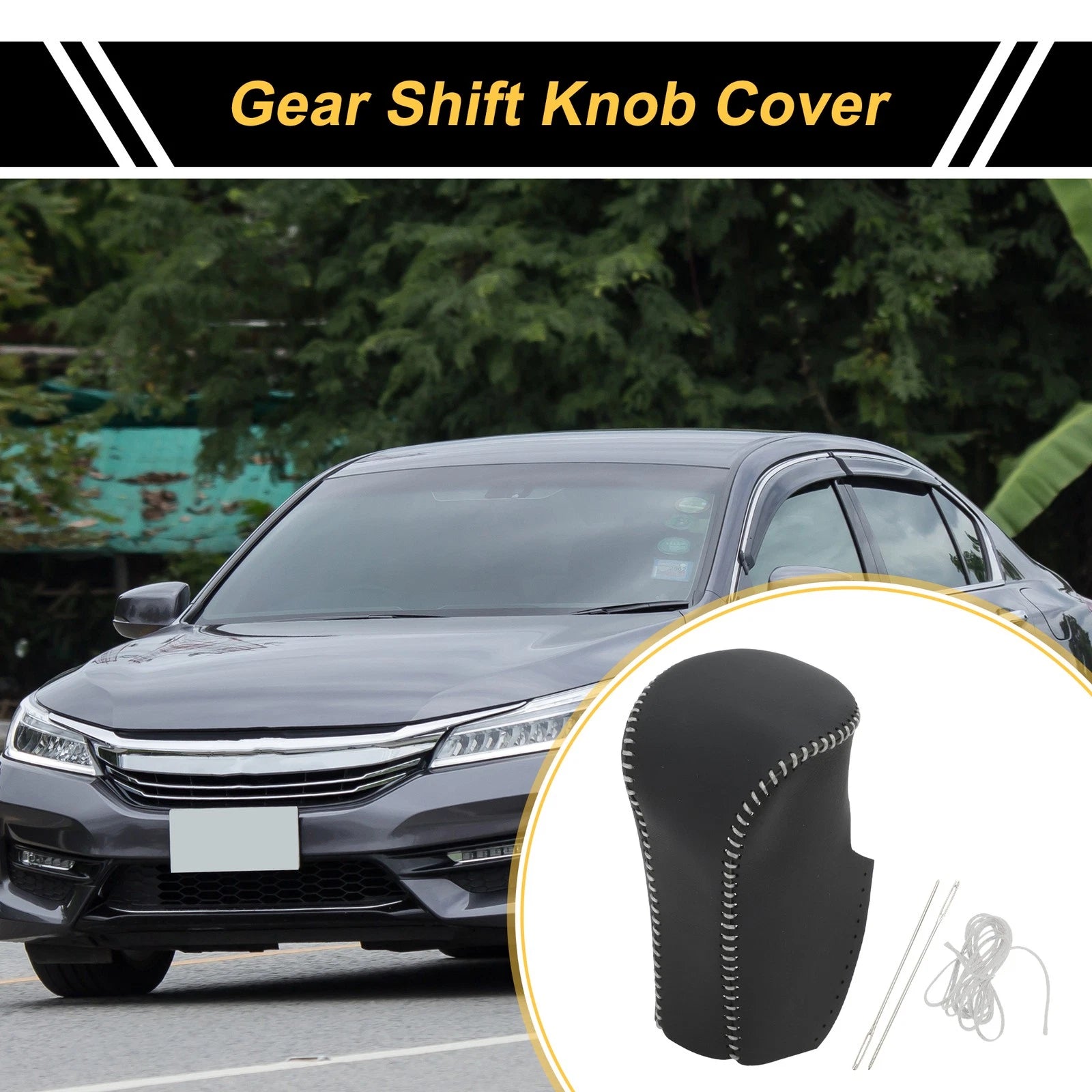 Gear Shift Knob Cover Replacement for Honda Accord (2008–2012)