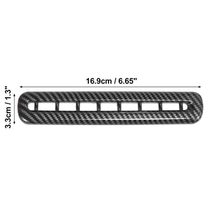 2 Pcs Door AC Outlet Vent Cover Carbon Fiber Pattern for Dodge Challenger (2015–2019)