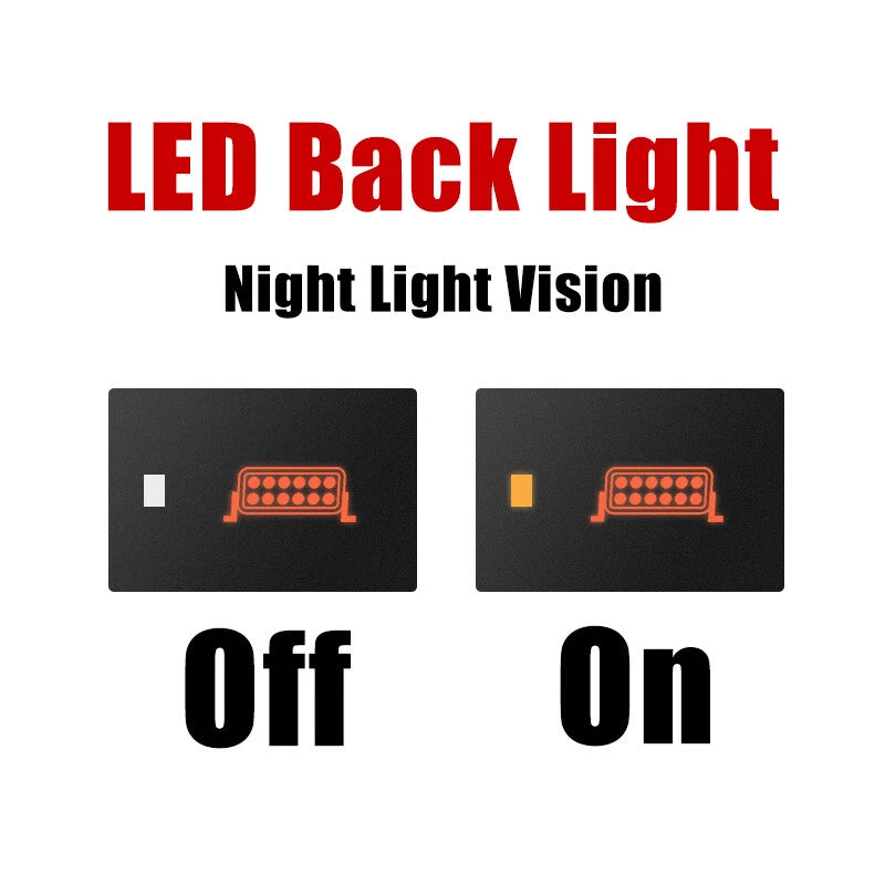 Amber LED Dashboard Switch Button for Mitsubishi Outlander (2022–2024)