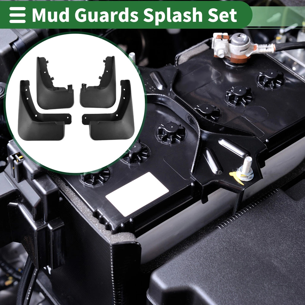 Mud Flaps Splash Guards for Lincoln Aviator (2019–2022) W/ Mounts