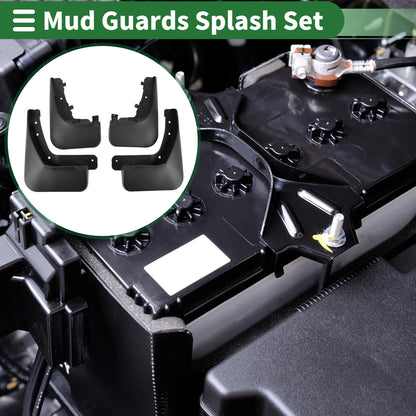 Mud Flaps Splash Guards for Lincoln Aviator (2019–2022) W/ Mounts