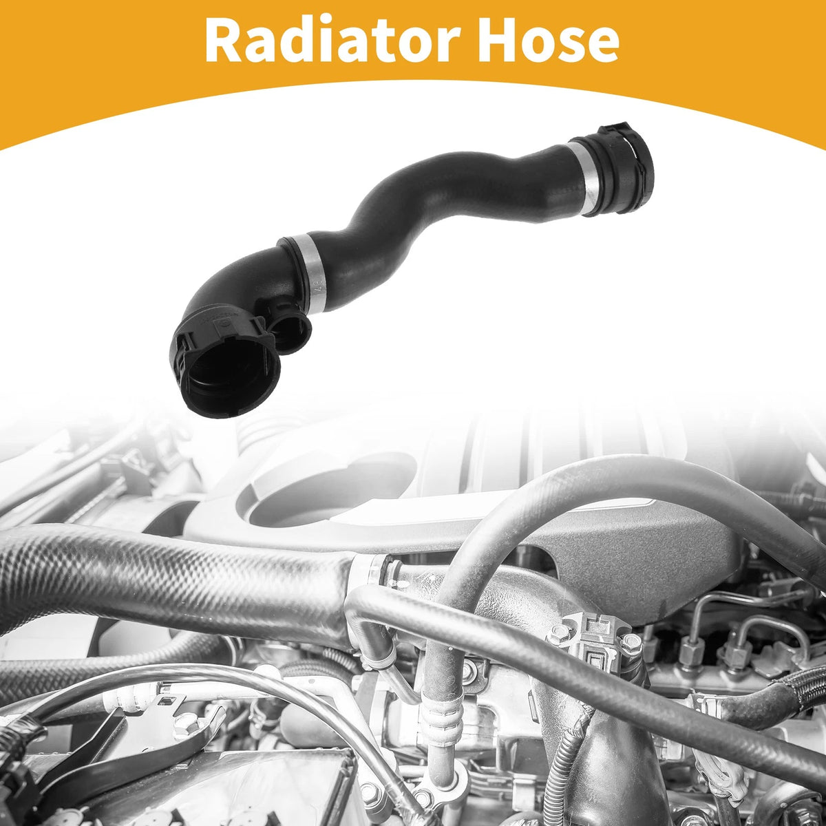 Radiator Hose Replacement for BMW 325i 325xi 330i 330Ci E46 (2001–2005)