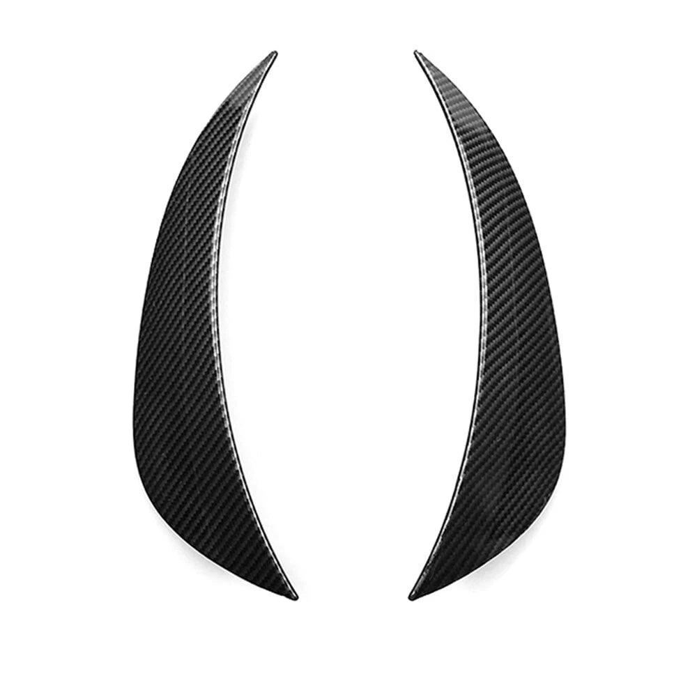 Carbon Look Front Bumper Canards for Benz C-Class AMG-Line W205 (2015–2019)