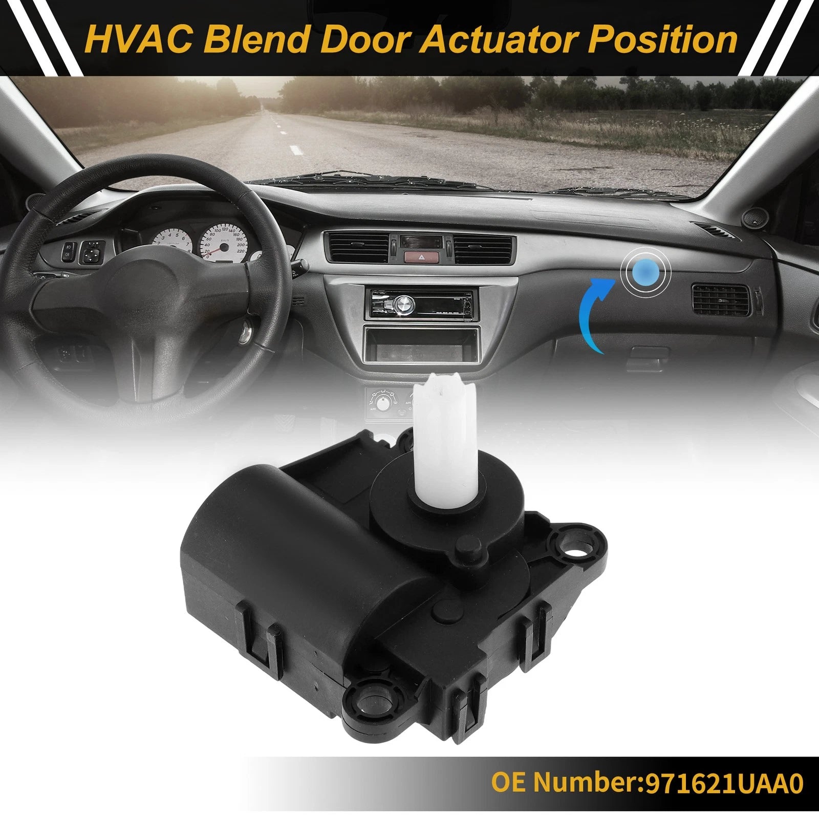 HVAC Heater Blend Door Actuator Replacement for Hyundai Elantra (2011–2016)