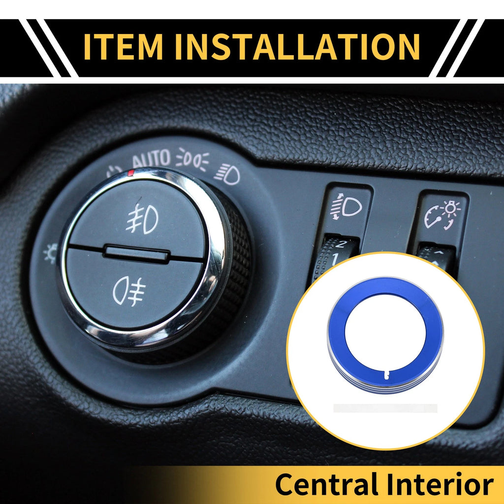 Headlight Control Switch Knob Cover Ring Replacement for Ford F-150 (2016–2021)
