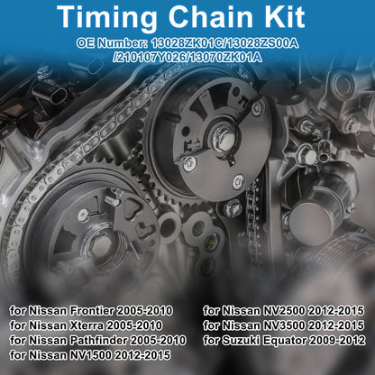 Timing Chain Kit No.13028ZS00A for Nissan NV1500 NV2500 NV3500 (2012–2015)