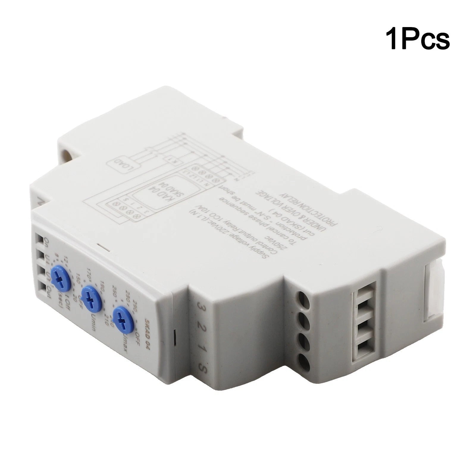 3-Phase Overvoltage Undervoltage Protection Relay SKAD04 220VAC