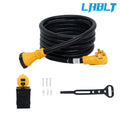 Generator Extension Cord 20FT with Power Inlet Box for Generator (LABLT 50A)