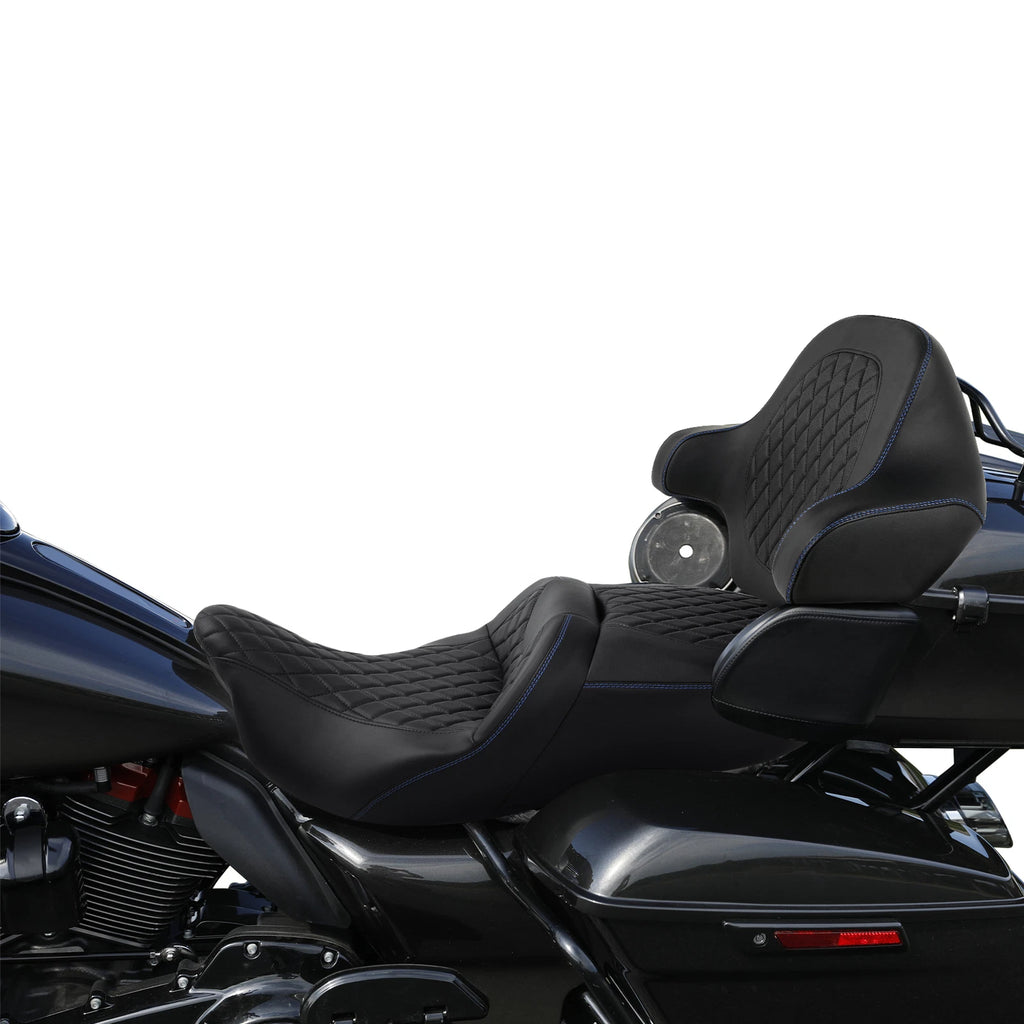 Gel Seat Backrest for Harley Touring Electra Glide (2014–2023)