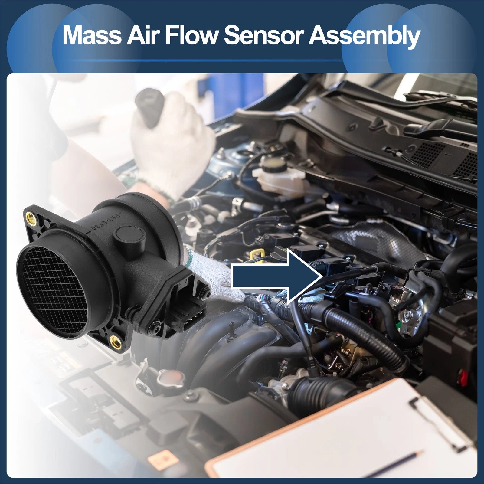 Mass Air Flow Sensor Assembly No. 1275749 for Volvo 850 (1994–1997)