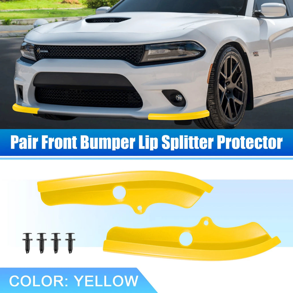 Front Bumper Lip Splitter Protector Pair for Dodge Challenger (2015–2023)