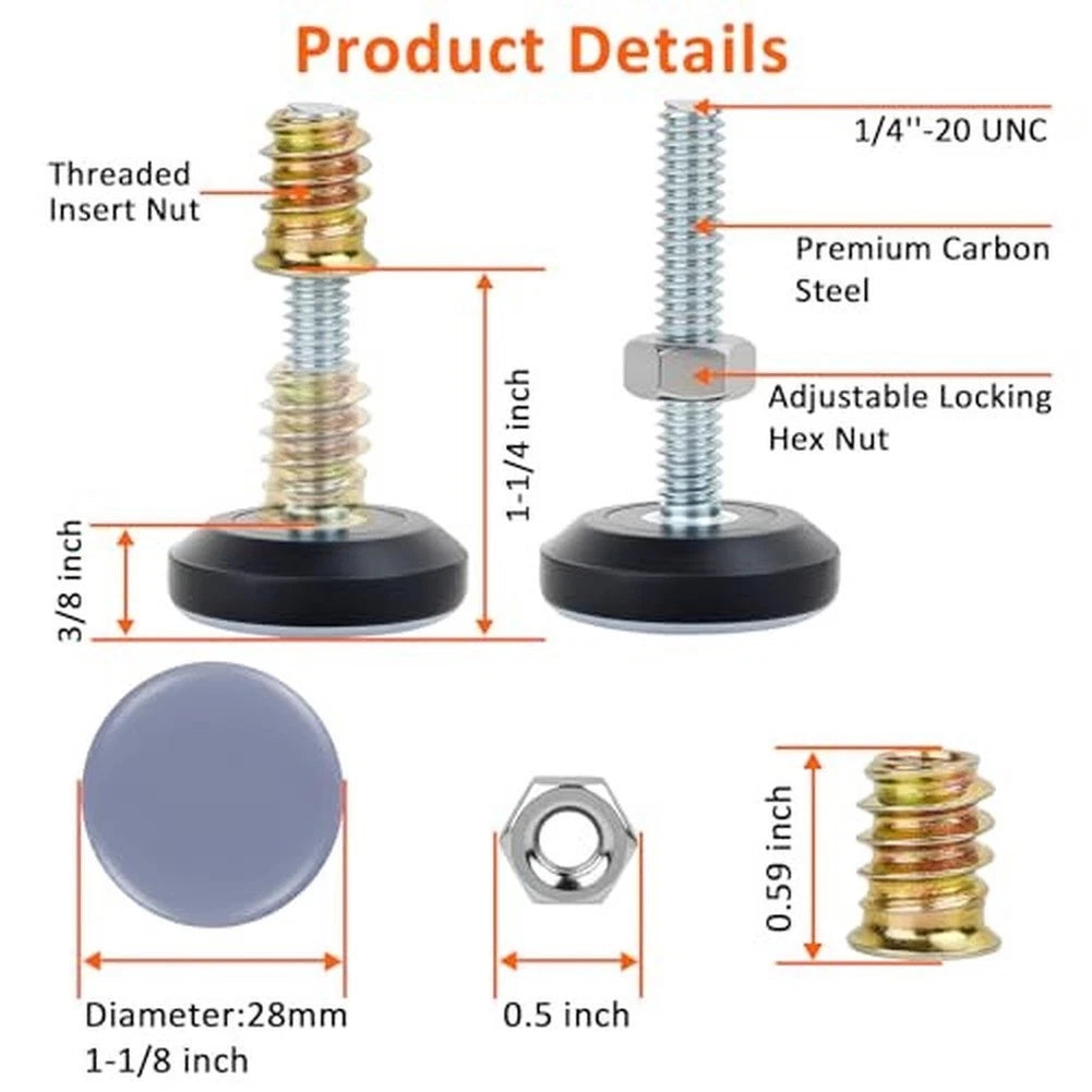 Easy Installation Kit for Anti-wobble Floor Protectors