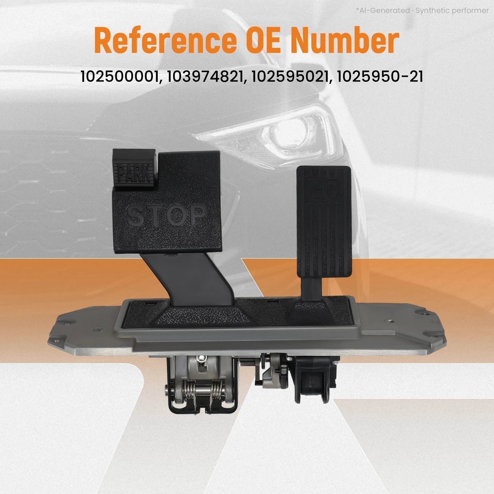 Accelerator Pedal Assembly with Conversion Kit for Club Car Precedent (2004–Present)