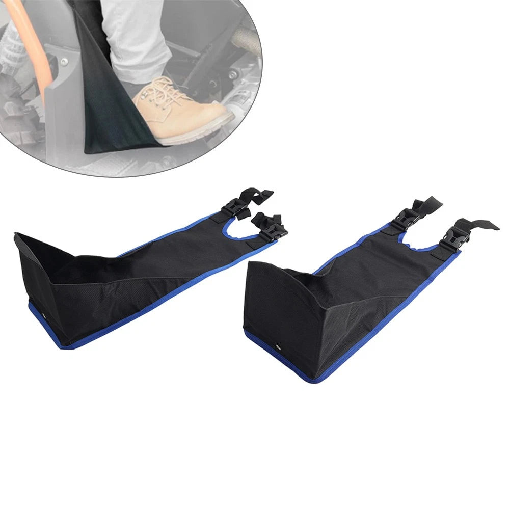 Universal Adjustable Foldable ATV Rear Passenger Seat Foot Rest Footpegs