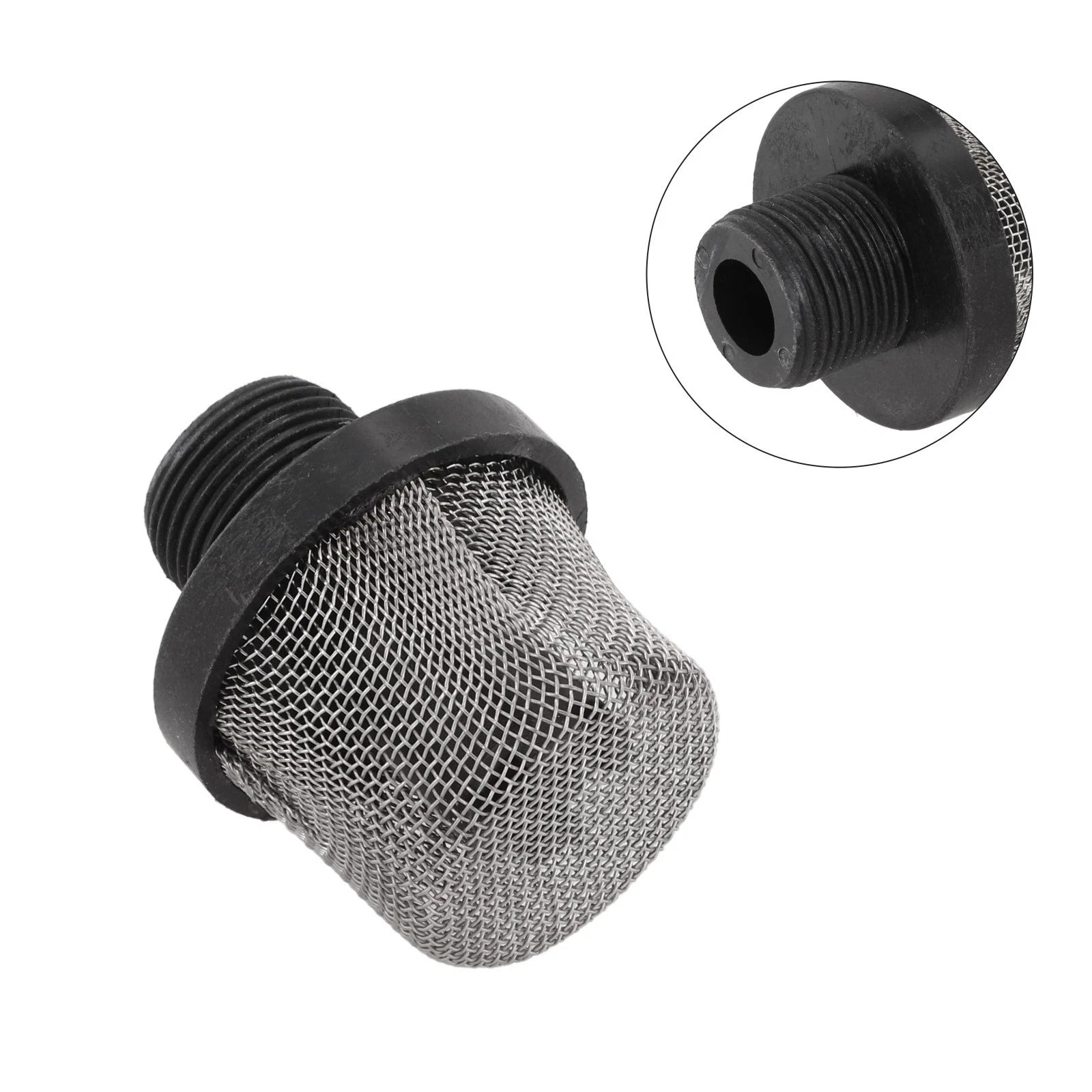 Inlet Suction Strainer for Airless Paint Sprayers (Effective Plastic+Metal)