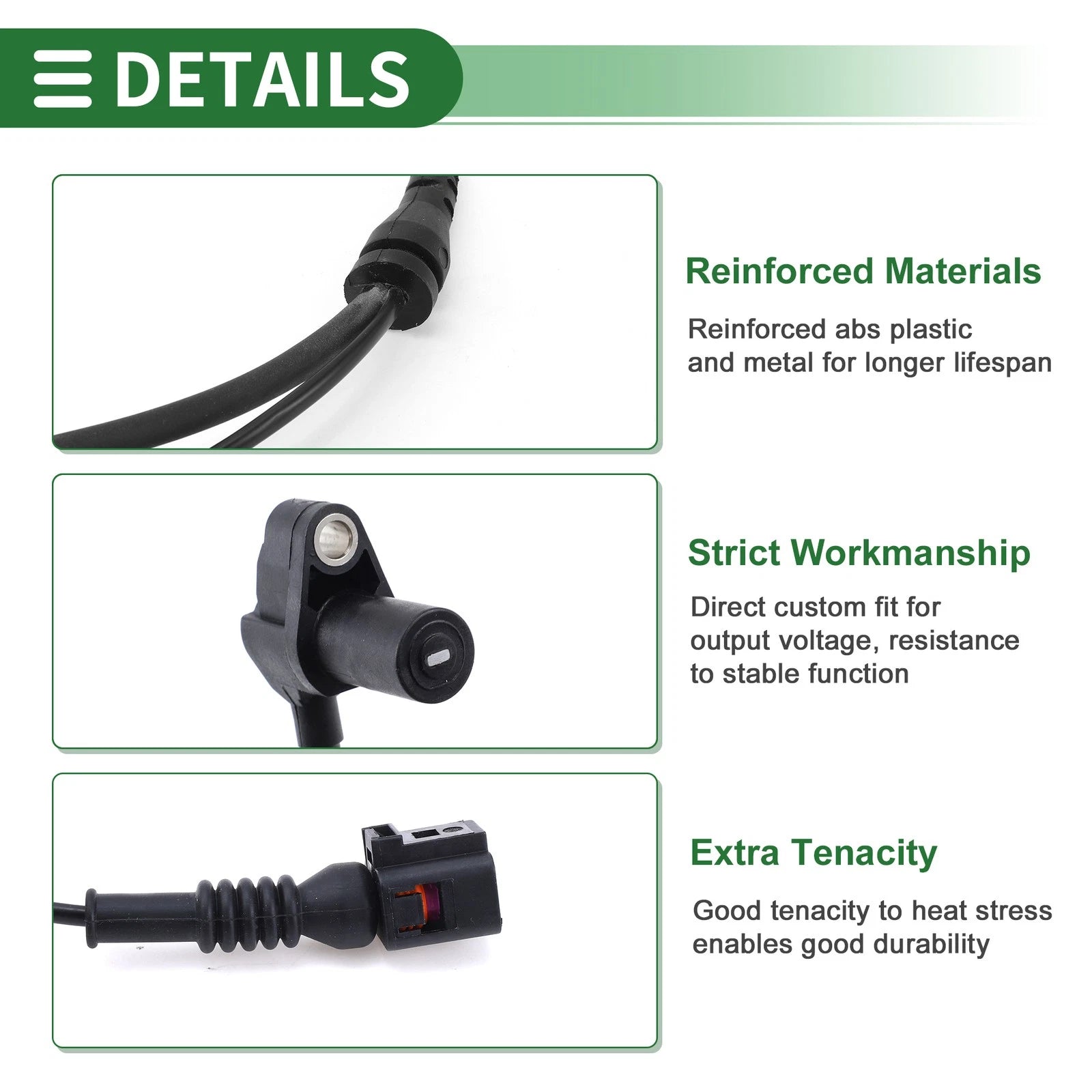 ABS Wheel Speed Sensor Replacement for Audi A4 B6 (2002–2008)