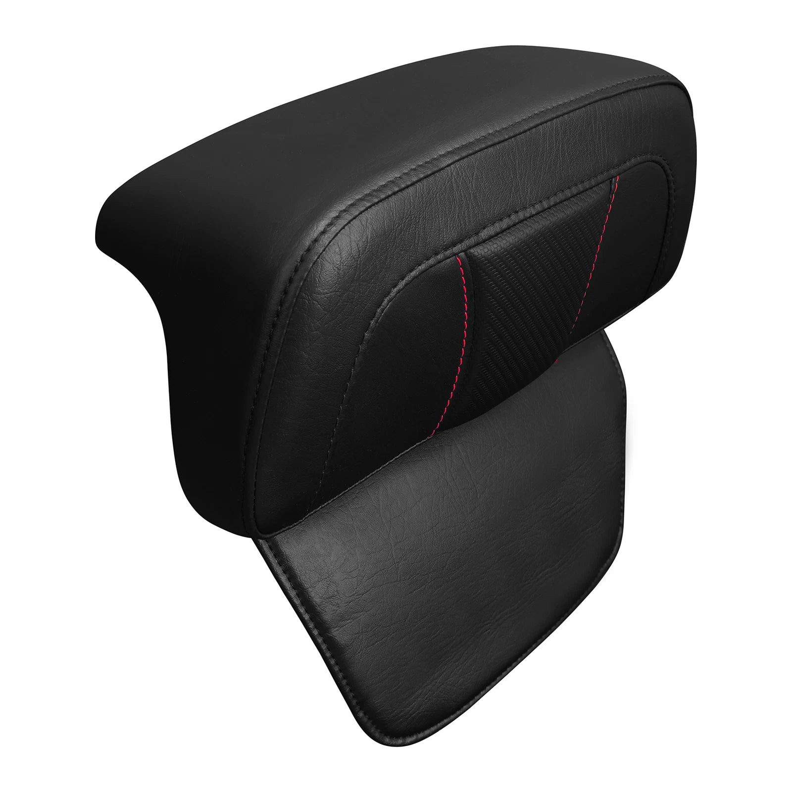 Black Razor Chopped Backrest Pad for Harley Touring (2014–2025)