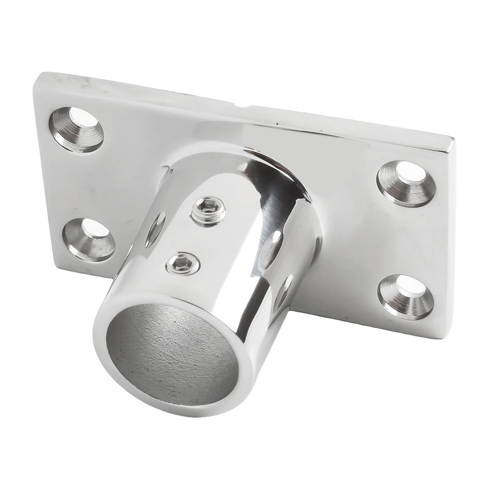 90 Degree Handrail Base Fitting for Marine Applications
