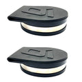 2X 4" Exhaust Flapper & Clamp Backflow Preventer for (18-4457, 12644Q01)