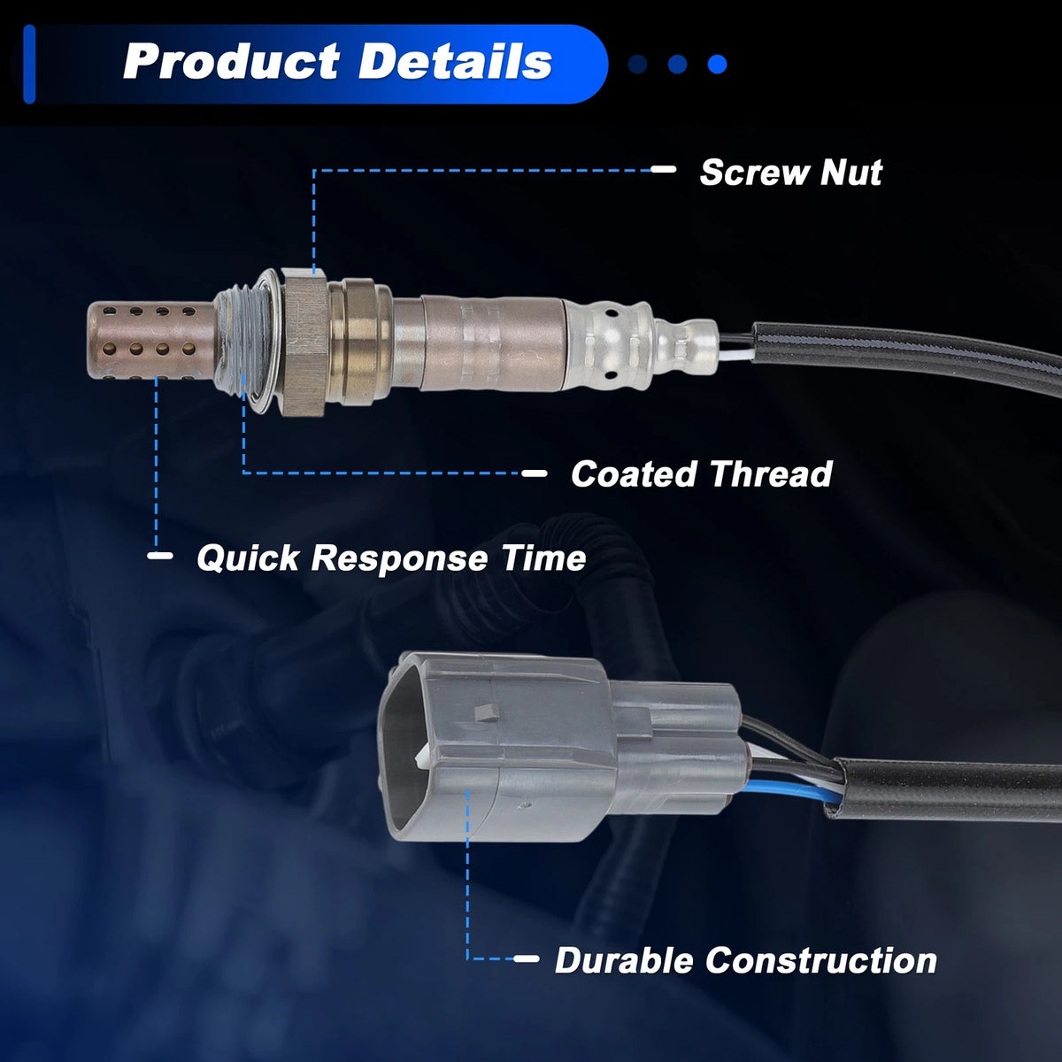 2X Oxygen Sensor for Toyota Camry 2.4L 3.5L (2003–2011)