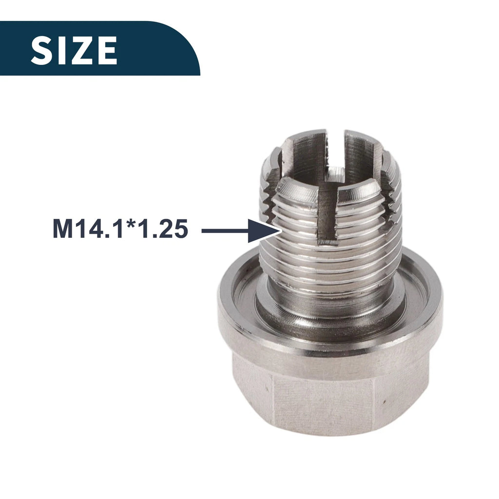 M14.1x1.25 Oil Drain Plug for Universal Applications (Hex Key, 2xRubber Washers)