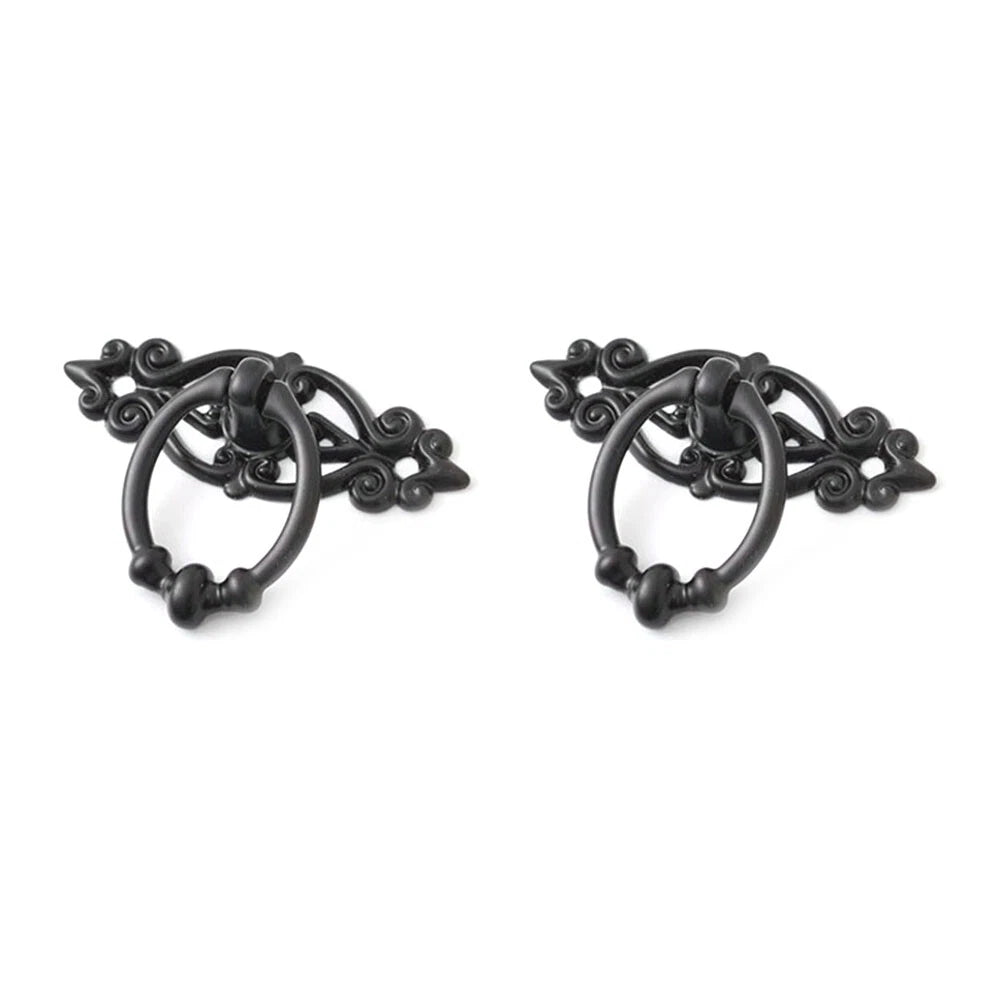 2Pcs Cabinet Door Drawer Pull Knob Handle Hardware Decor