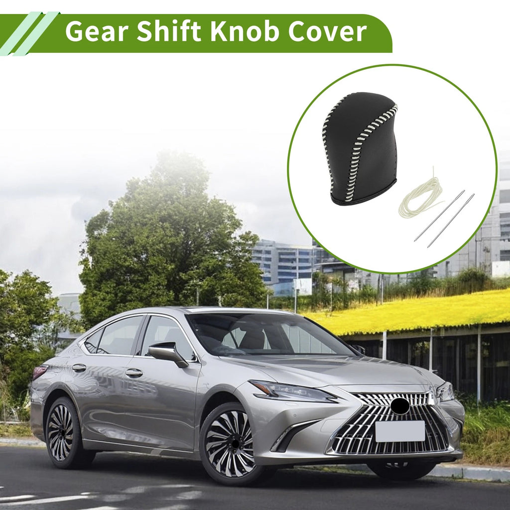 Gear Shift Knob Cover Replacement for Lexus NX300 (2014–2021) Black Beige