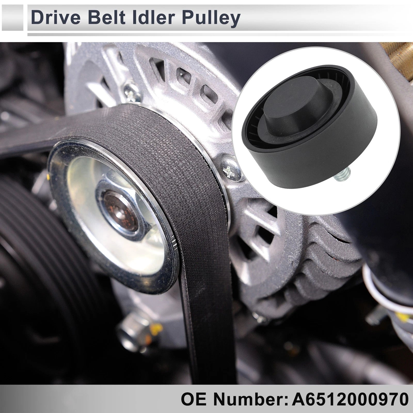 Drive Belt Idler Pulley Replacement for Mercedes-Benz Sprinter (2014–2022)